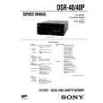 SONY DSR40P Service Manual