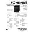 SONY MHC650 Service Manual