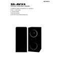 SONY SSAV33 Owners Manual