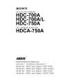 SONY HDC-750A Service Manual