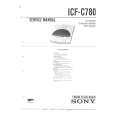 SONY ICFC780 Service Manual