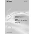 SONY PCWAC500 Owners Manual