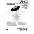 SONY SPK-FX1 Service Manual