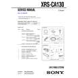SONY XRSCA130 Service Manual