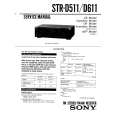 SONY STR-D511 Service Manual