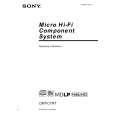 SONY CMTC7NT Owners Manual