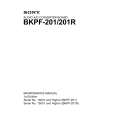 SONY BKPF-201R Service Manual
