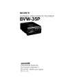 SONY BVW-35P Owners Manual