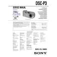 SONY DSCP3 Service Manual