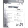 SONY SL2300 Owners Manual