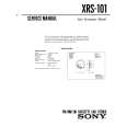 SONY XRS101 Service Manual