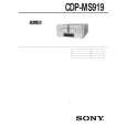 SONY CDP-MS919 Service Manual