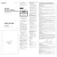 SONY ICF-CD830 Owners Manual
