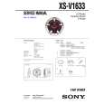 SONY XSV1633 Service Manual