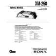 SONY XM-250 Service Manual