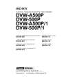 SONY DVW-500P Service Manual