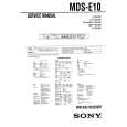 SONY MDS-E10 Service Manual