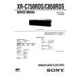 SONY XRC850RDS Service Manual