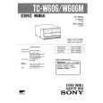 SONY TCW606/M Service Manual