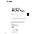 SONY MDXC5970R Owners Manual