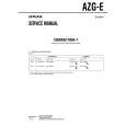 SONY AZGE Service Manual