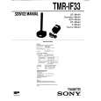 SONY TMR-IF33 Service Manual