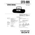SONY CFD909 Service Manual