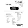 SONY CFS-E6 Service Manual