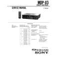 SONY MDP-U3 Service Manual