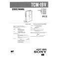 SONY TCM19V Service Manual