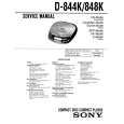 SONY D-844K Service Manual