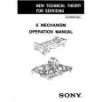 SONY S MECHANISM Owners Manual