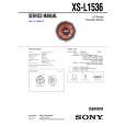 SONY XSL1536 Service Manual