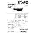 SONY RCDW500C Owners Manual