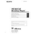 SONY MDXC8900R Owners Manual