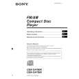 SONY CDX-CA750X Owners Manual