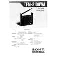 SONY TFM-8100WA Service Manual