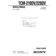 SONY TCM210DV Service Manual