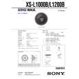 SONY XSL1000B Service Manual