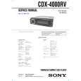 SONY CDX4000RV Service Manual
