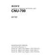 SONY CNU-700 Service Manual