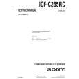 SONY ICFC255RC Service Manual