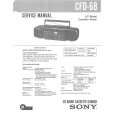 SONY CFD68 Service Manual