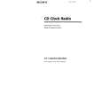 SONY ICF-CD825RM Owners Manual