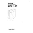 SONY CDL-1100 User Guide