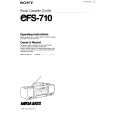 SONY CFS-710 Owners Manual