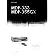 SONY MDP-355GX Owners Manual