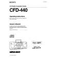 SONY CFD-440 Owners Manual