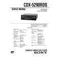 SONY CDX5290RDS Service Manual