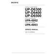 SONY UP-D6300 Service Manual